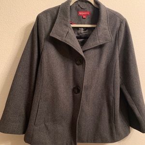 Merona wool swing coat